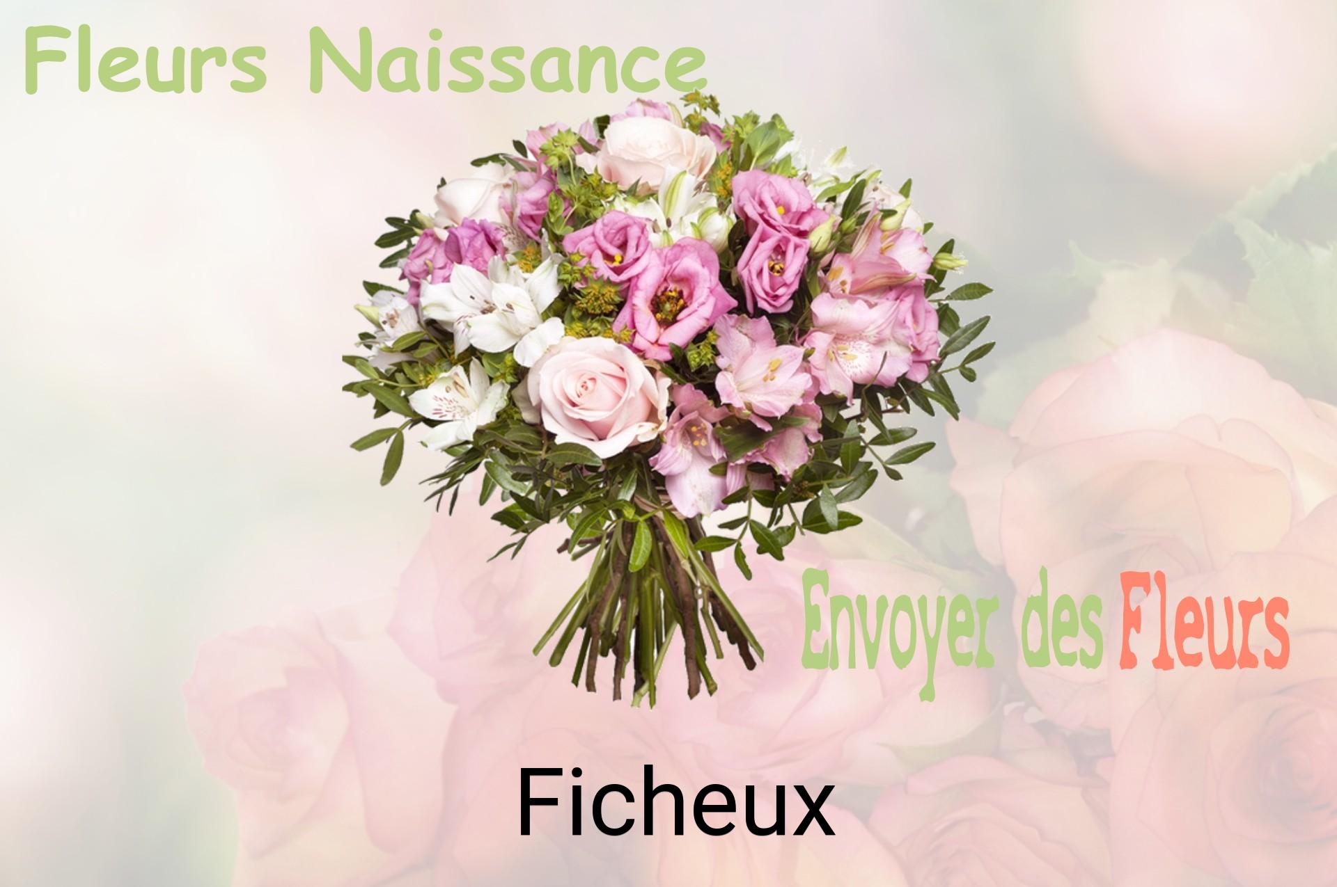Bouquet de fleurs de naissance livré à Ficheux